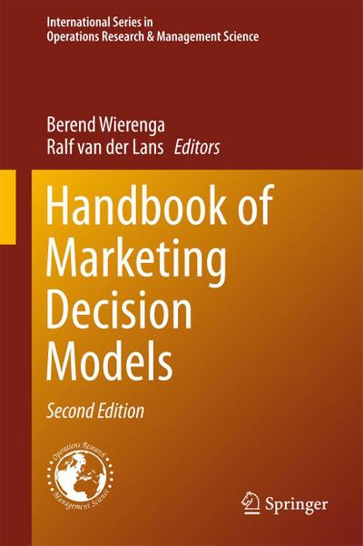 Handbook of Marketing Decision Models