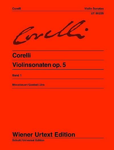 Violinsonaten: Nach den Quellen. Band 1. op. 5. Violine und Klavier. (Wiener Urtext Edition) - Arcangelo Corelli