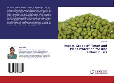 Impact, Scope of Rimon and Plant Protection for Rice Fallow Pulses