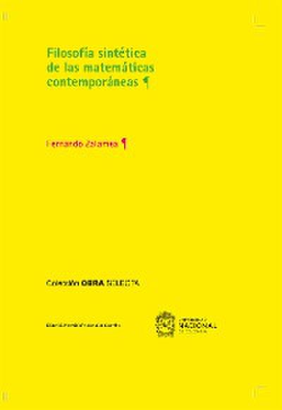 Filosofía sintética de las matemáticas contemporáneas