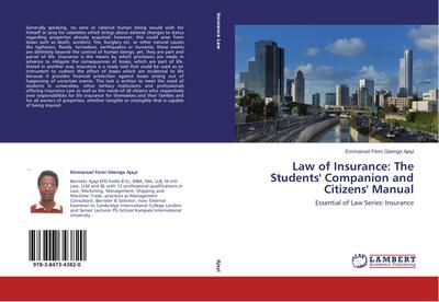 Law of Insurance: The Students’ Companion and Citizens’ Manual