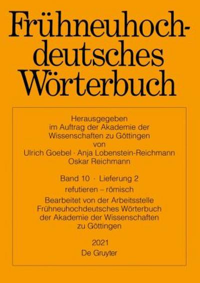 Frühneuhochdeutsches Wörterbuch refutieren - römisch