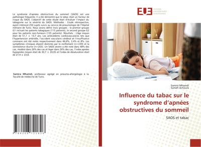 Influence du tabac sur le syndrome d’apnées obstructives du sommeil