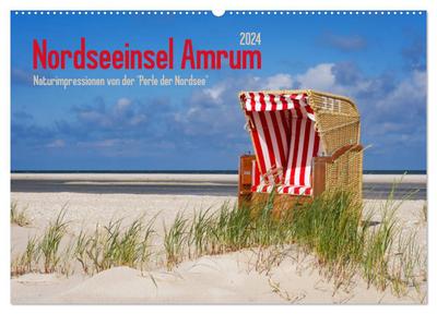 Nordseeinsel Amrum (Wandkalender 2024 DIN A2 quer), CALVENDO Monatskalender