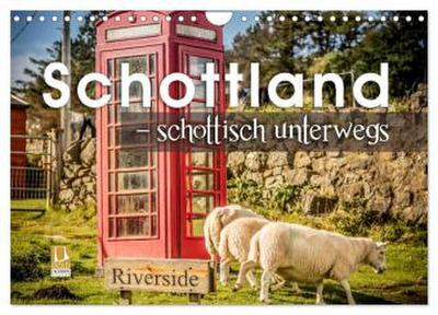 Schottland - schottisch unterwegs (Wandkalender 2026 DIN A4 quer), CALVENDO Monatskalender