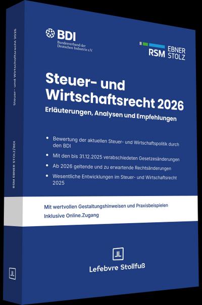 Steuer- und Wirtschaftsrecht 2026