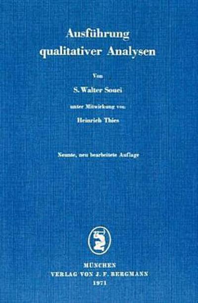 Ausführung qualitativer Analysen