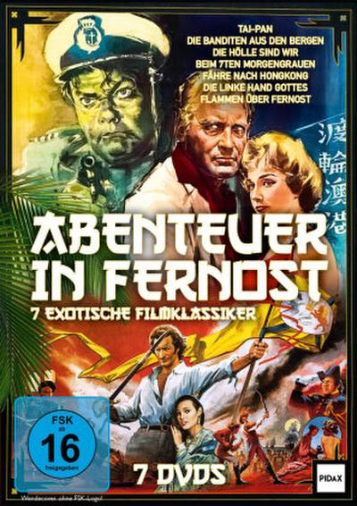 Abenteuer in Fernost - 7 exotische Filmklassiker mit Starbesetzung, 7 DVD