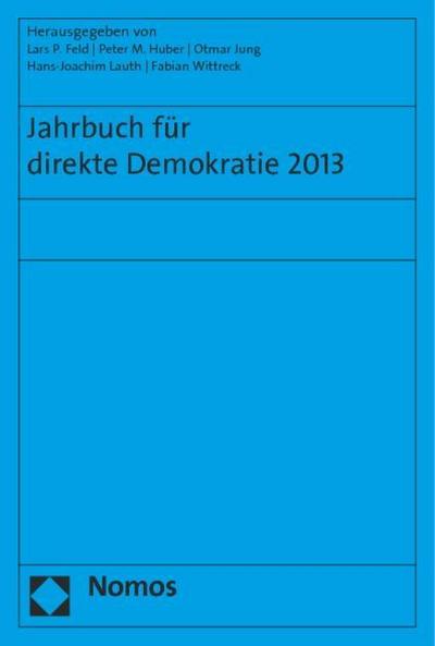 Jahrbuch für direkte Demokratie 2013