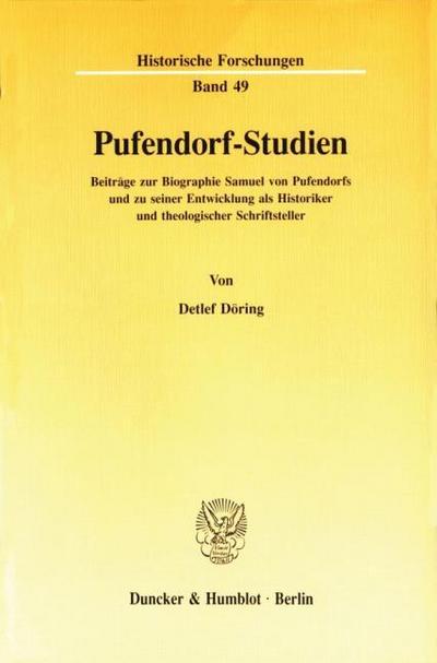 Pufendorf-Studien.