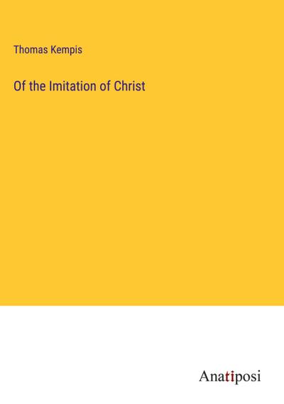 Of the Imitation of Christ