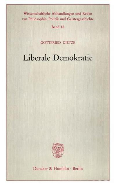 Liberale Demokratie.