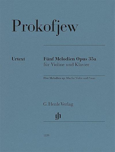 Sergej Prokofjew - Fünf Melodien op. 35a