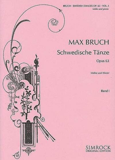 Schwedische Tänze op.63 Band 1 (Nr.1-7)für Violine und Klavier