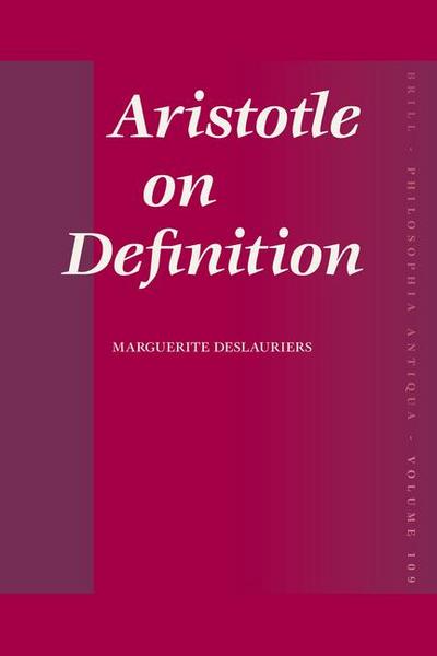 Aristotle on Definition