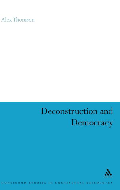 Deconstruction and Democracy