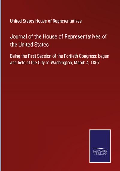 Journal of the House of Representatives of the United States
