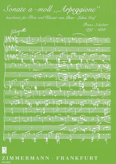 Sonate a-Moll "Arpeggione", Flöte und Klavier