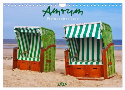 Amrum - Farben einer Insel (Wandkalender 2026 DIN A4 quer), CALVENDO Monatskalender