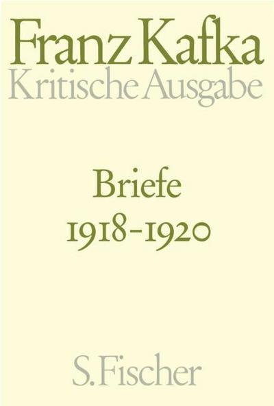 Briefe 1918-1920