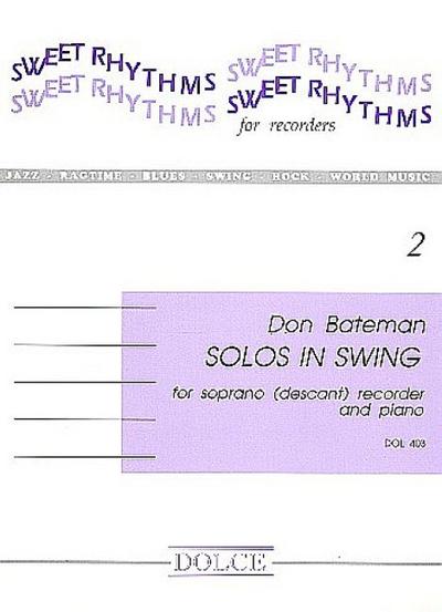 Solos in Swingfor descant recorder and piano