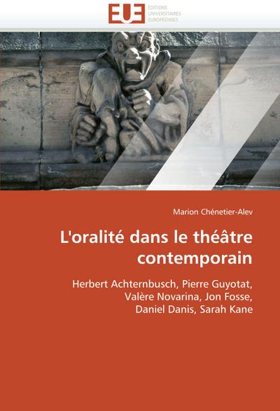 L’’oralité dans le théâtre contemporain