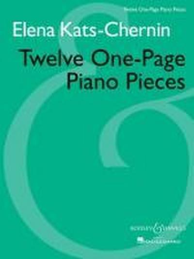 Twelve One-Page Piano Pieces