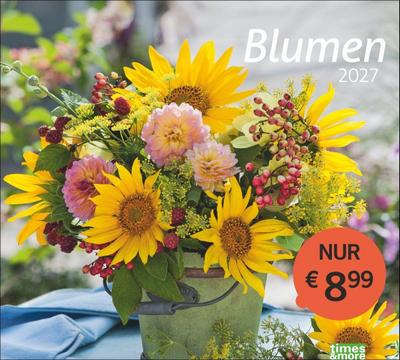 times&more Blumen Bildkalender 2027