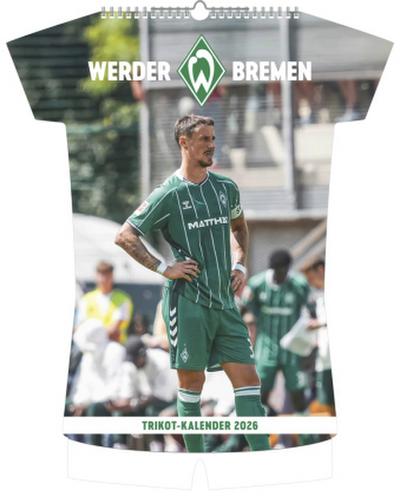 Werder Bremen 2026 - Trikotkalender - Fan-Kalender - Fußball-Kalender - 34,1x42 - Sport