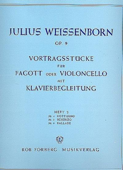 Vortragsstücke op.9 Band 2für Fagott und Klavier