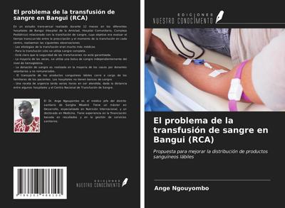 El problema de la transfusión de sangre en Bangui (RCA)