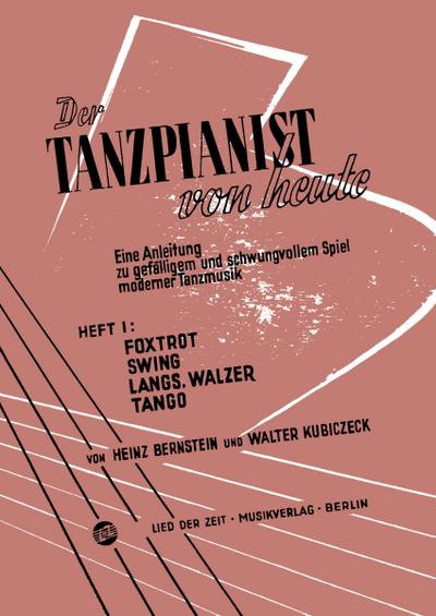 Der Tanzpianist von heute I