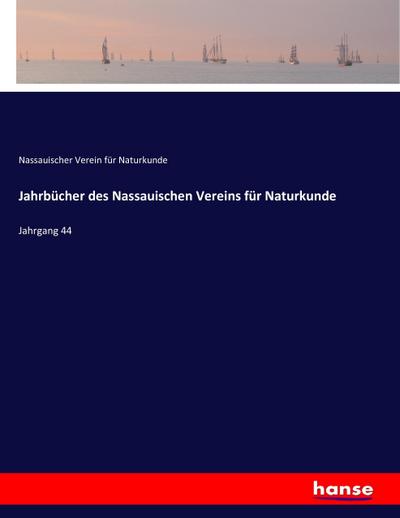 Jahrbücher des Nassauischen Vereins für Naturkunde