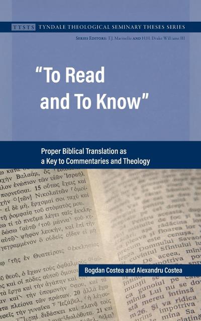 To Read and To Know