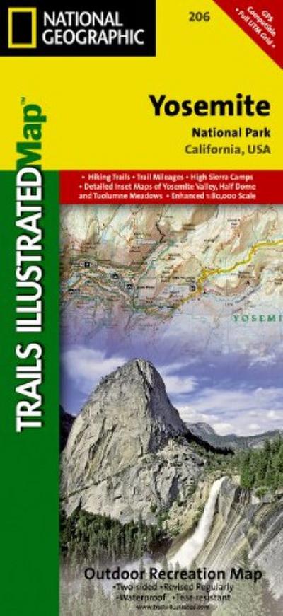 Yosemite National Park Map