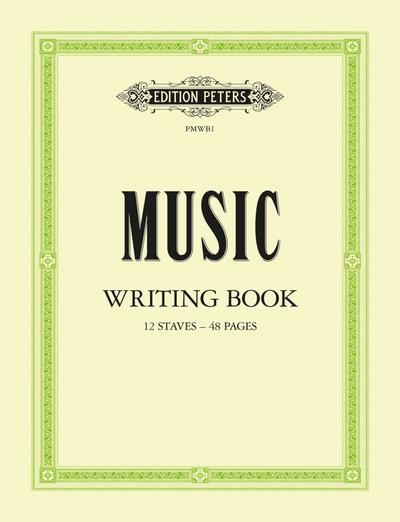 Peters Music Writing Book 