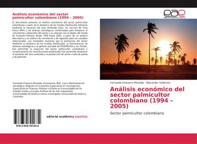 Análisis económico del sector palmicultor colombiano (1994 - 2005)