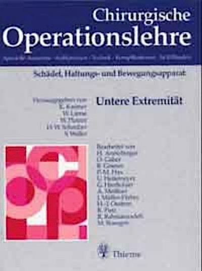 Chirurgische Operationslehre Schädel, Haltungs- und Bewegungsapparat