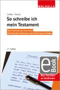 So schreibe ich mein Testament
