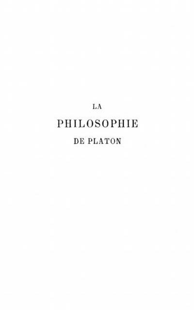 Philosophie de Platon La  2