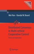 Distributed Consensus in Multi-vehicle Cooperative Control
