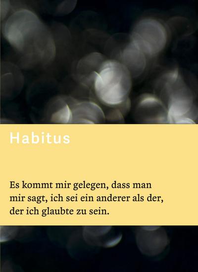 HABITUS