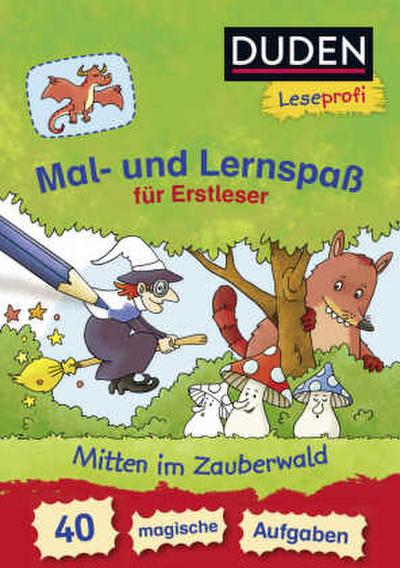 Duden Leseprofi - Mal- und Lernspaß für Erstleser: Mitten i