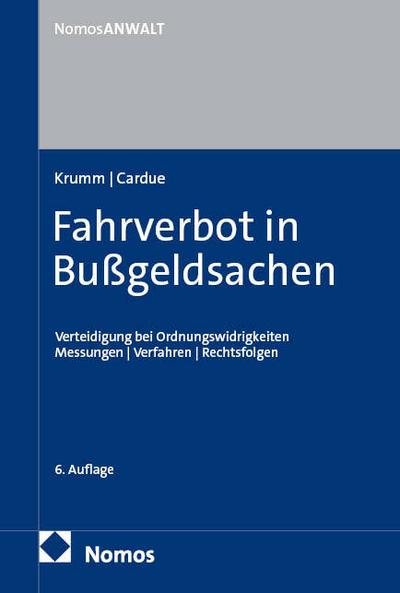 Fahrverbot in Bußgeldsachen
