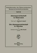 Abwasserwirtschaft in Österreich. Die Abwasserwirtschaft in Kärnten