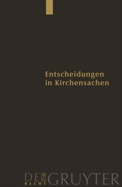 Entscheidungen in Kirchensachen
