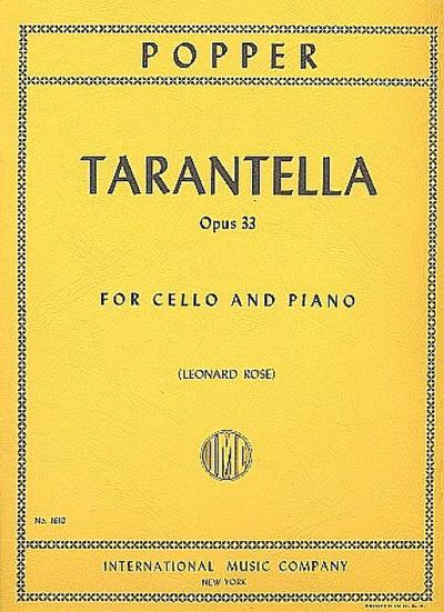 Tarantella op.33 forcello and piano