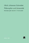 Philosophie und Universität