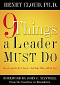 9 Things a Leader Must Do