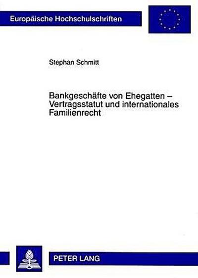 Bankgeschäfte von Ehegatten